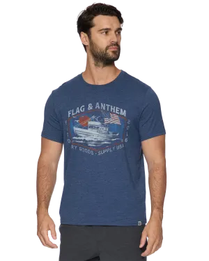 AMERICANA BOAT AT SEA TEE