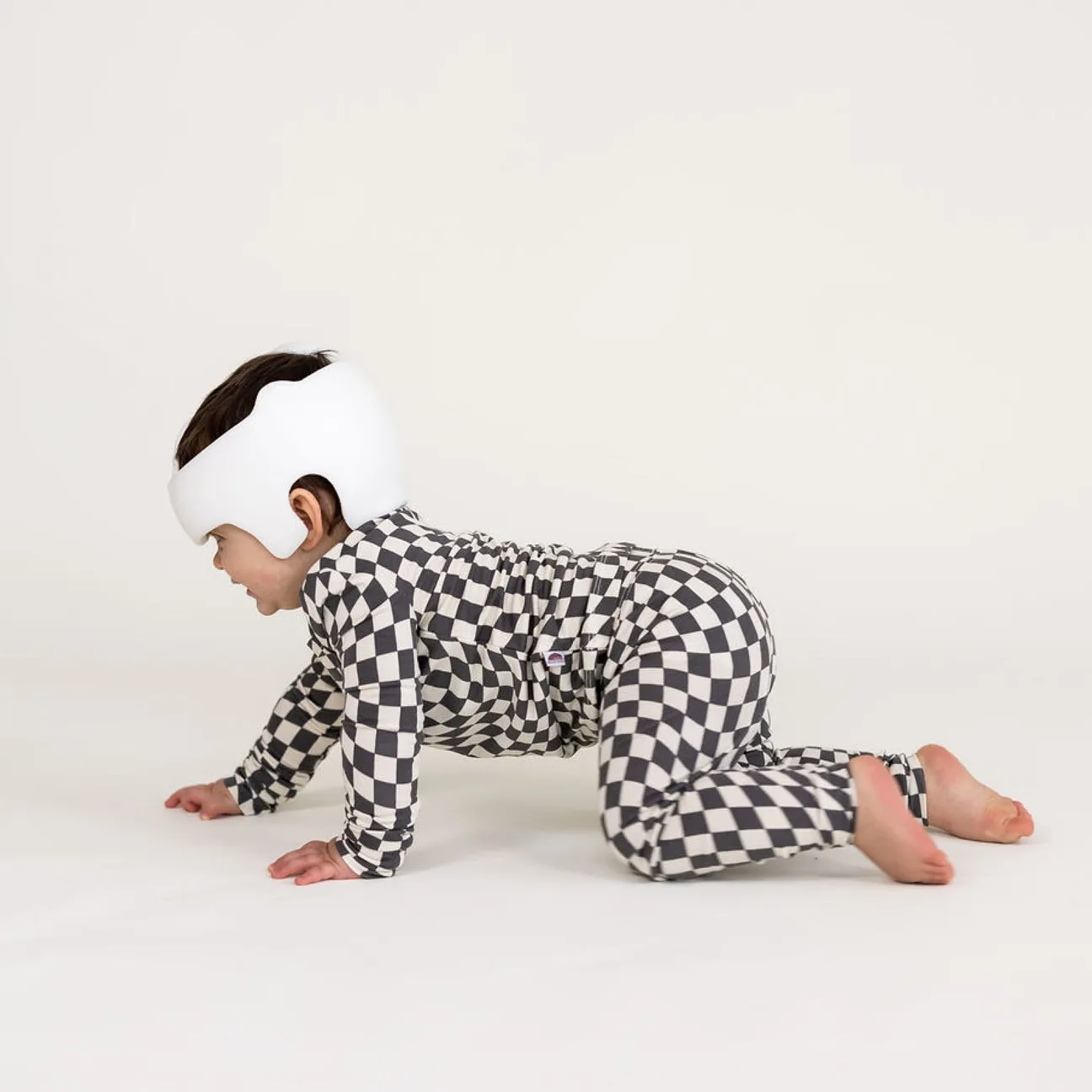B&W Wavy Checker | Bamboo Two Piece Set