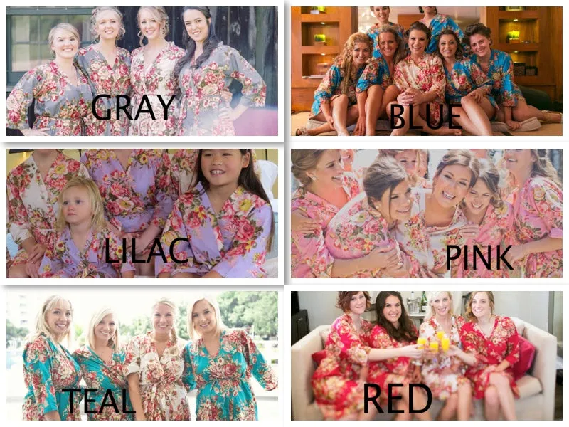 Blue Bridesmaids Robes