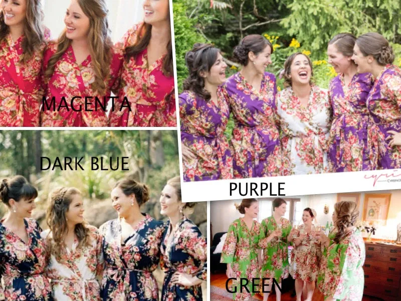 Blue Bridesmaids Robes
