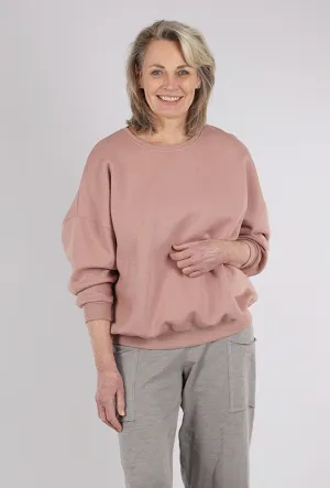 Chebbi Oversized Sweatshirt, Blush Tint