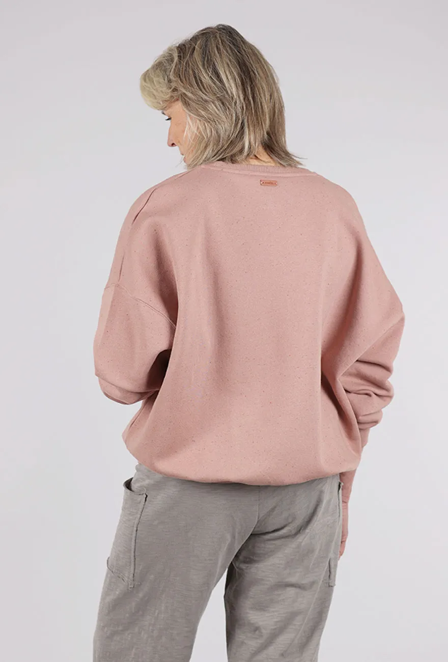 Chebbi Oversized Sweatshirt, Blush Tint