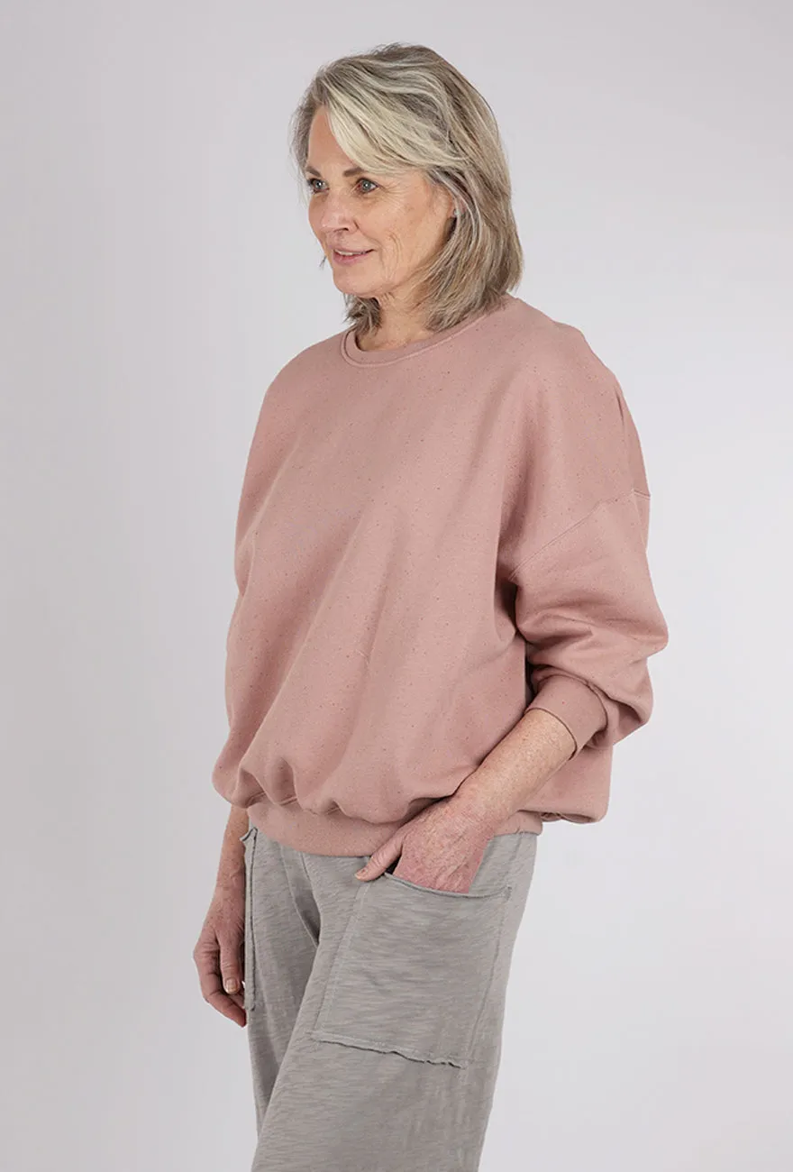 Chebbi Oversized Sweatshirt, Blush Tint