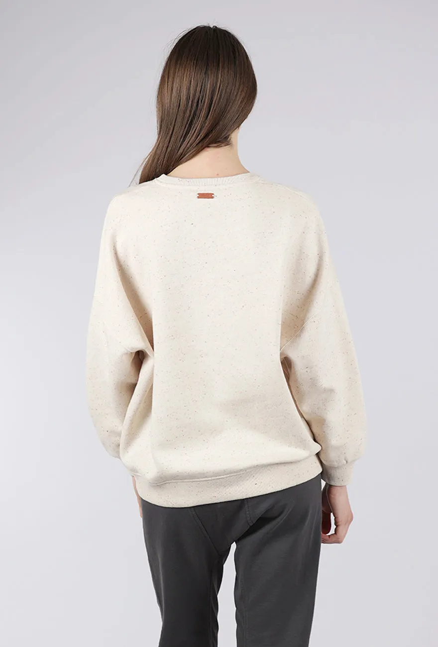 Chebbi Oversized Sweatshirt, Sandstone