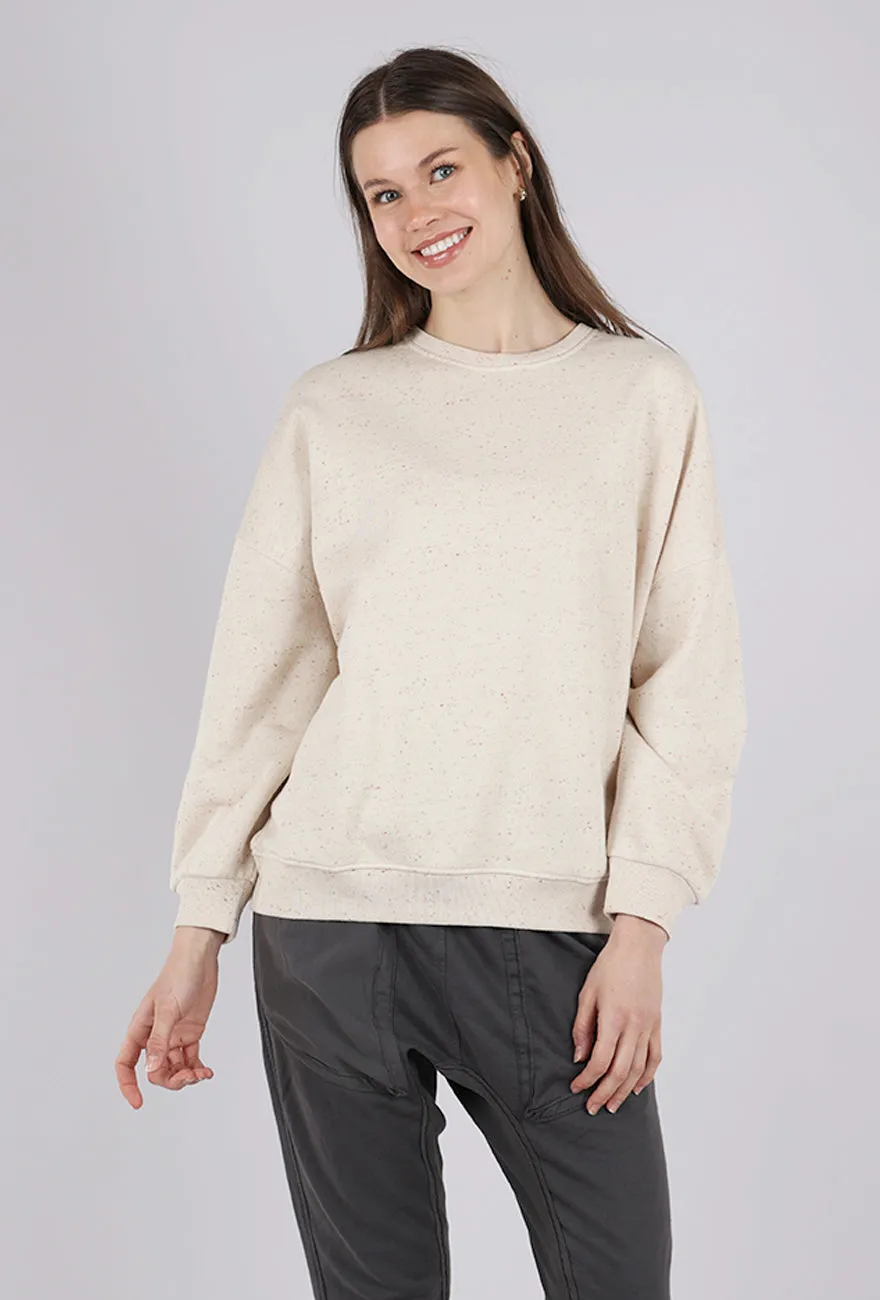 Chebbi Oversized Sweatshirt, Sandstone