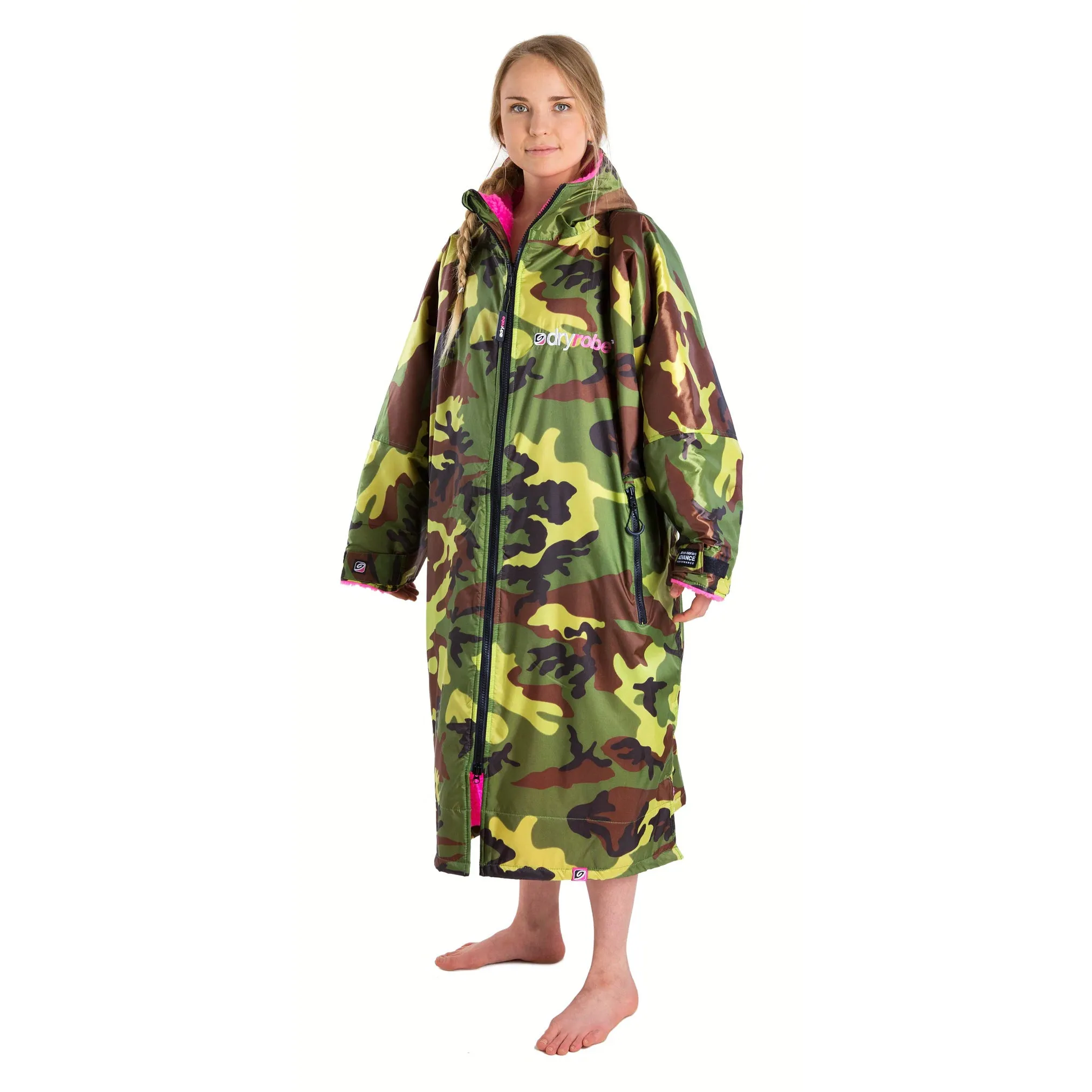 DryRobe® Advance Long Sleeve dryrobe® Camo/Pink