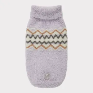 Fuzzy Dog Sweater | Lavender