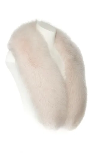 Ice Pink Fox Fur Collar
