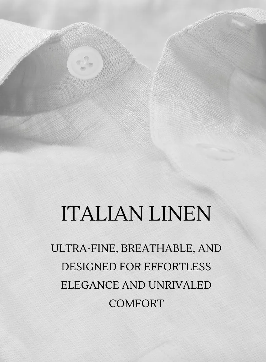 Italian Linen Con Shirt