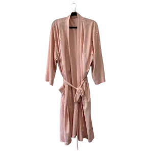 long peach waffle robe - XXL