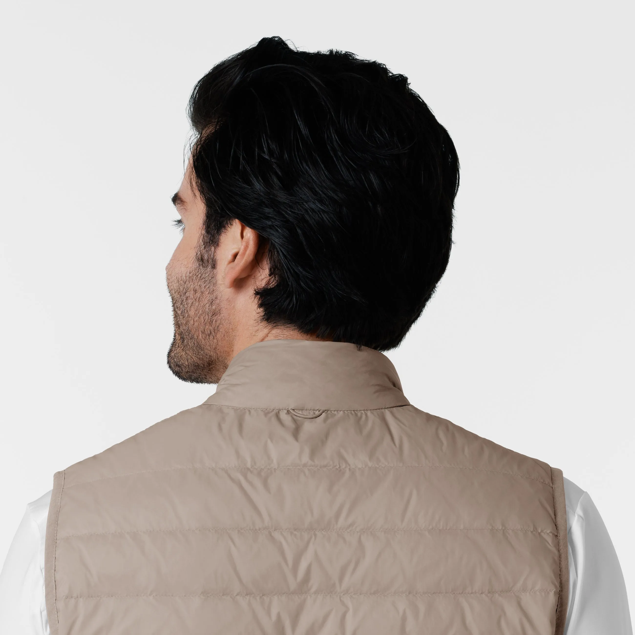 Men's Quilted Scrub Vest - Haze