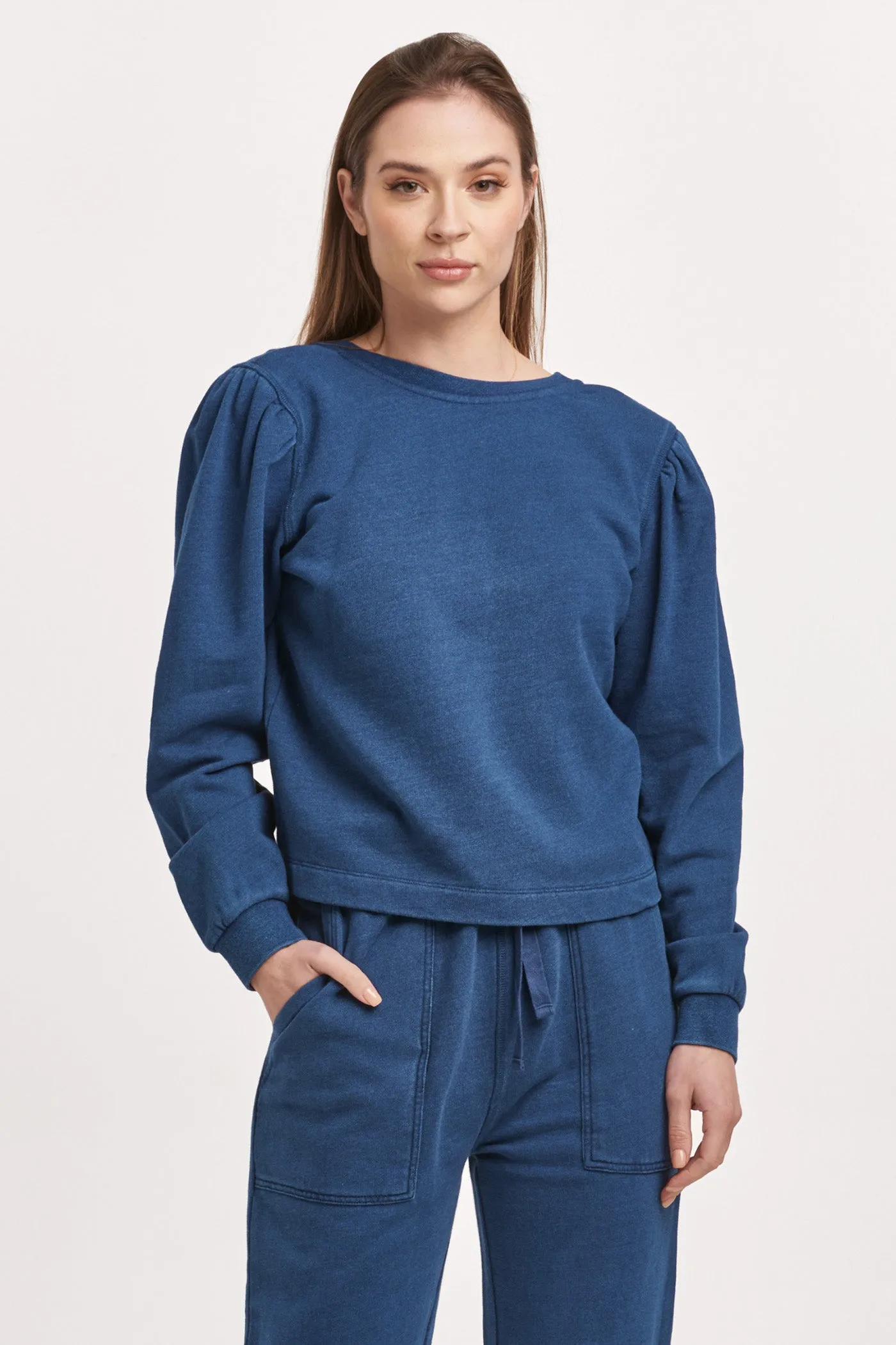 RAYA SCOOP BACK SWEATSHIRT DARK INDIGO