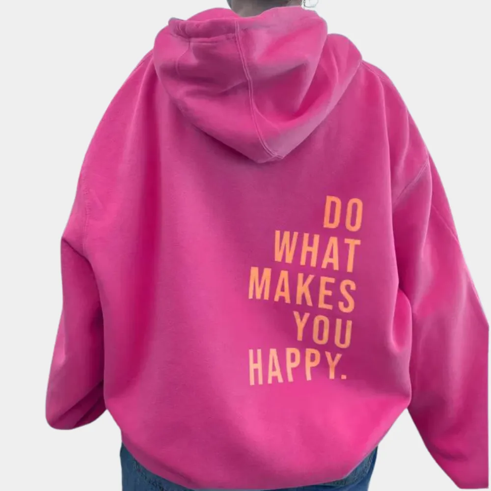 Shane | Trendy oversized letter-printed hoodie