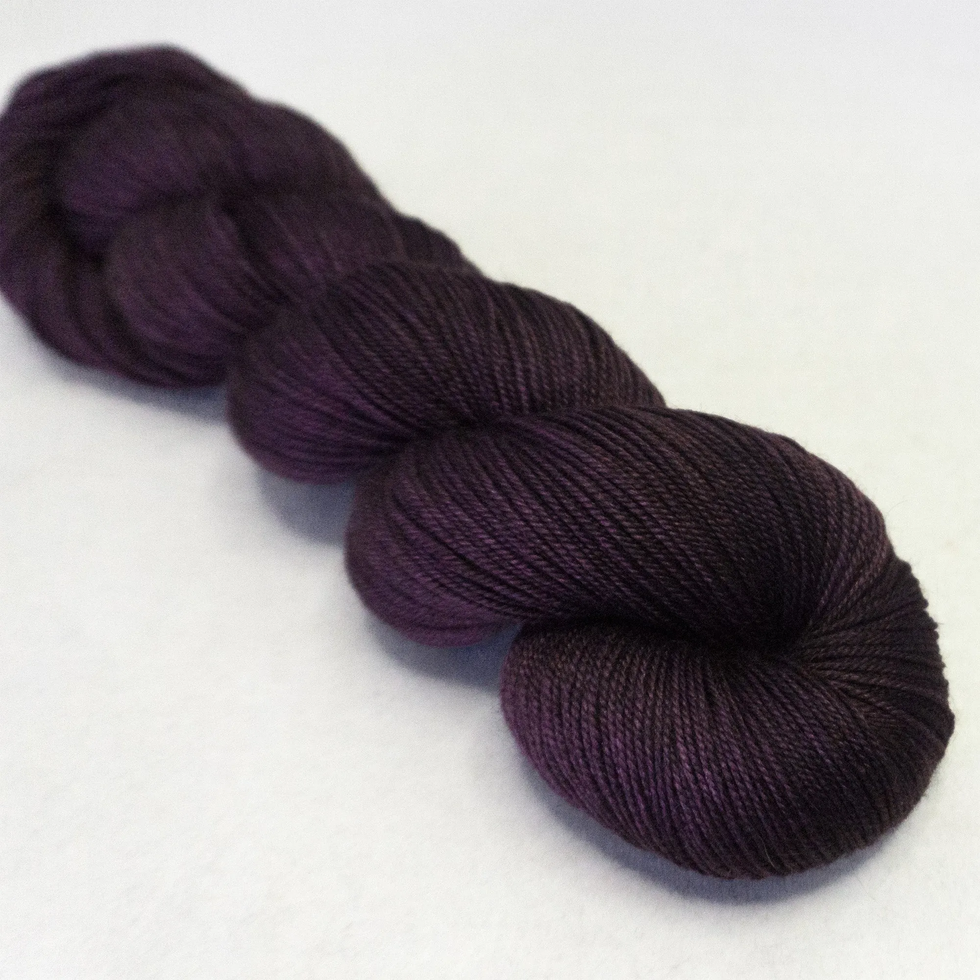 Yakity Yak Fingering Weight Yarn - Violet Semi Solid